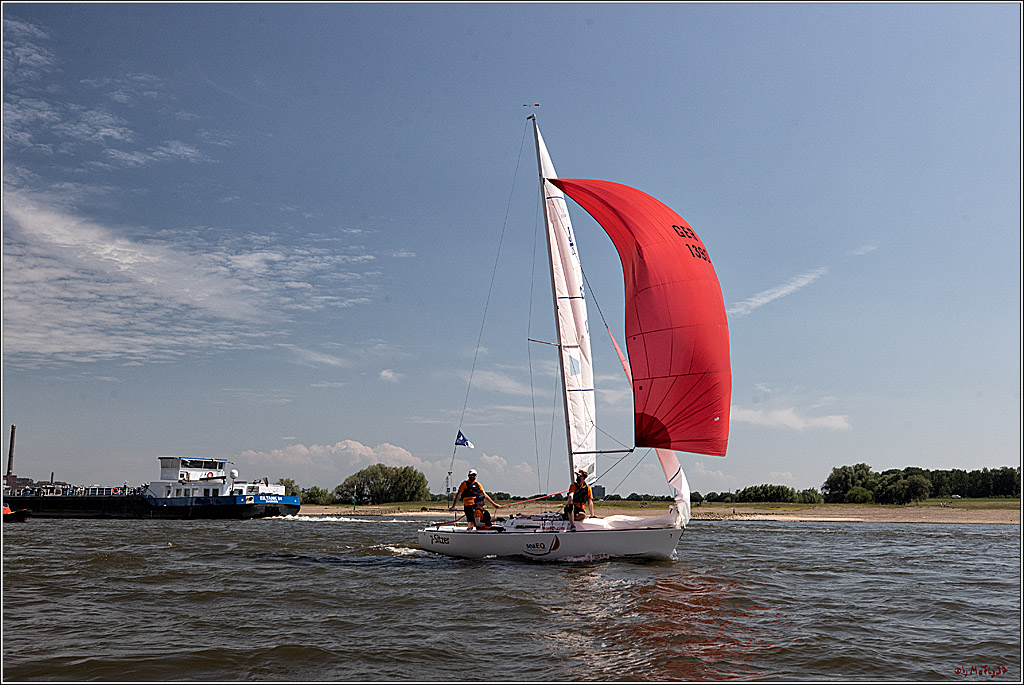 100 Jahre Rheinwoche 2022 - 4. Wettfahrt Duisburg - Wesel, 04.06.2022,